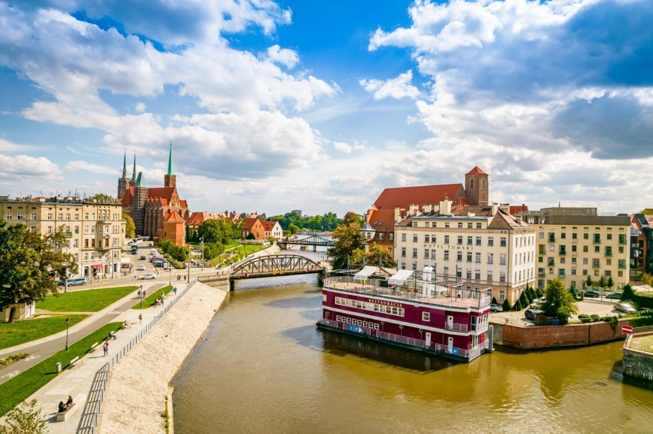 Great Polonia River Boat Apartments Wroclaw Exterior photo